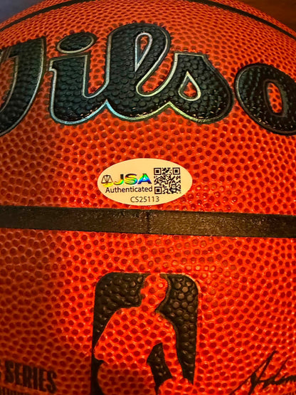 Cameron Boozer Autographed Official Wilson NBA Basketball JSA COA