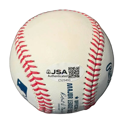 Max Scherzer Autographed Official MLB Baseball JSA COA Personalized to Chris