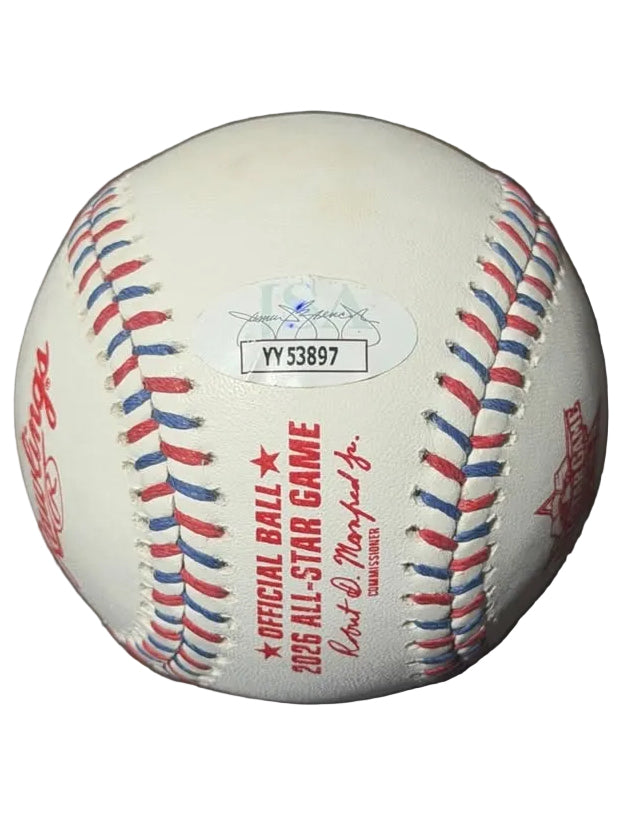 Mike Trout Autographed 2026 MLB All Star Game Baseball JSA LOA Angels