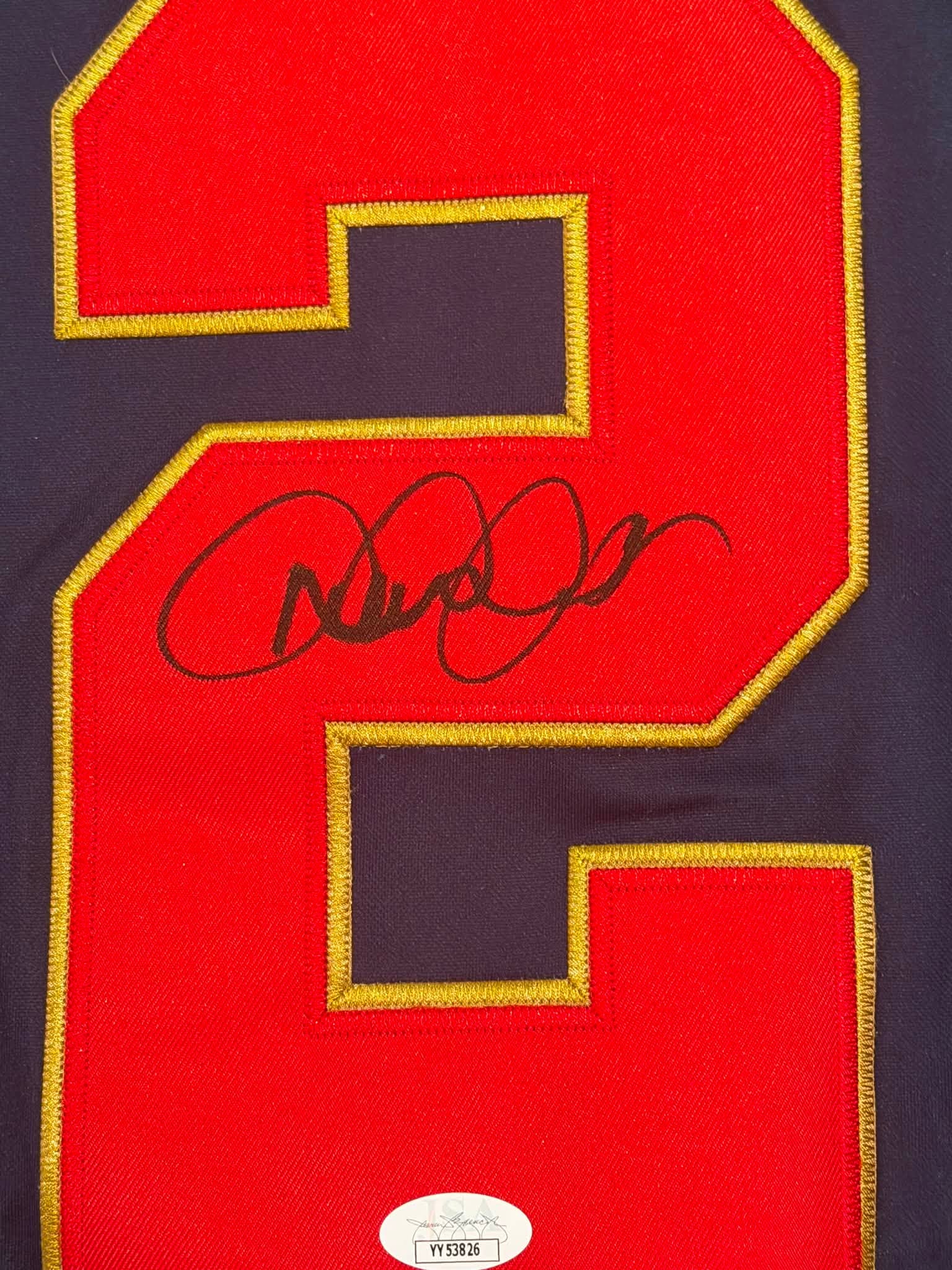 Derek Jeter Autographed 2024 MLB All Star Game Jersey JSA LOA Yankees