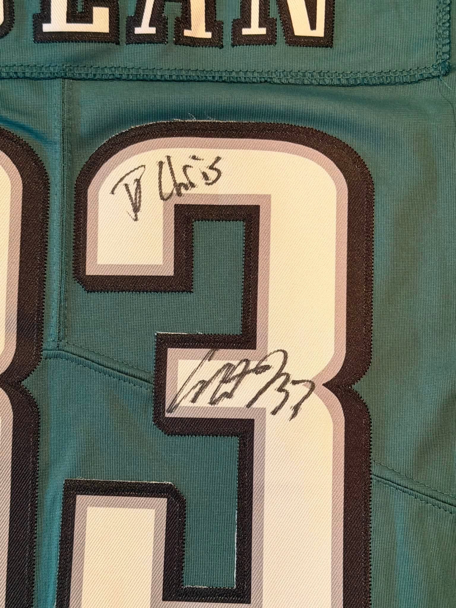 Cooper DeJean Signed Philadelphia Eagles Jersey JSA COA Personalized to Chris