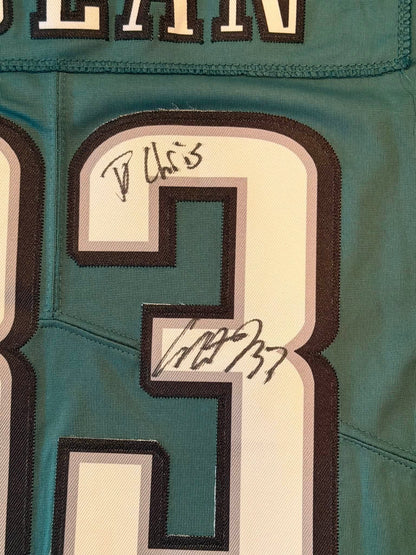 Cooper DeJean Signed Philadelphia Eagles Jersey JSA COA Personalized to Chris