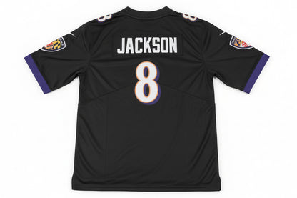 Lamar Jackson Baltimore Ravens Black Jersey Size XL