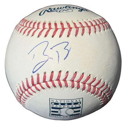 Buster Posey Autographed Hall of Fame MLB Baseball JSA COA Giants