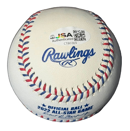 Gerrit Cole Autographed 2022 MLB All Star Game Baseball JSA COA New York Yankees