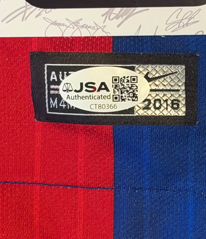 Robert Lewandowski Autographed FC Barcelona Jersey JSA COA