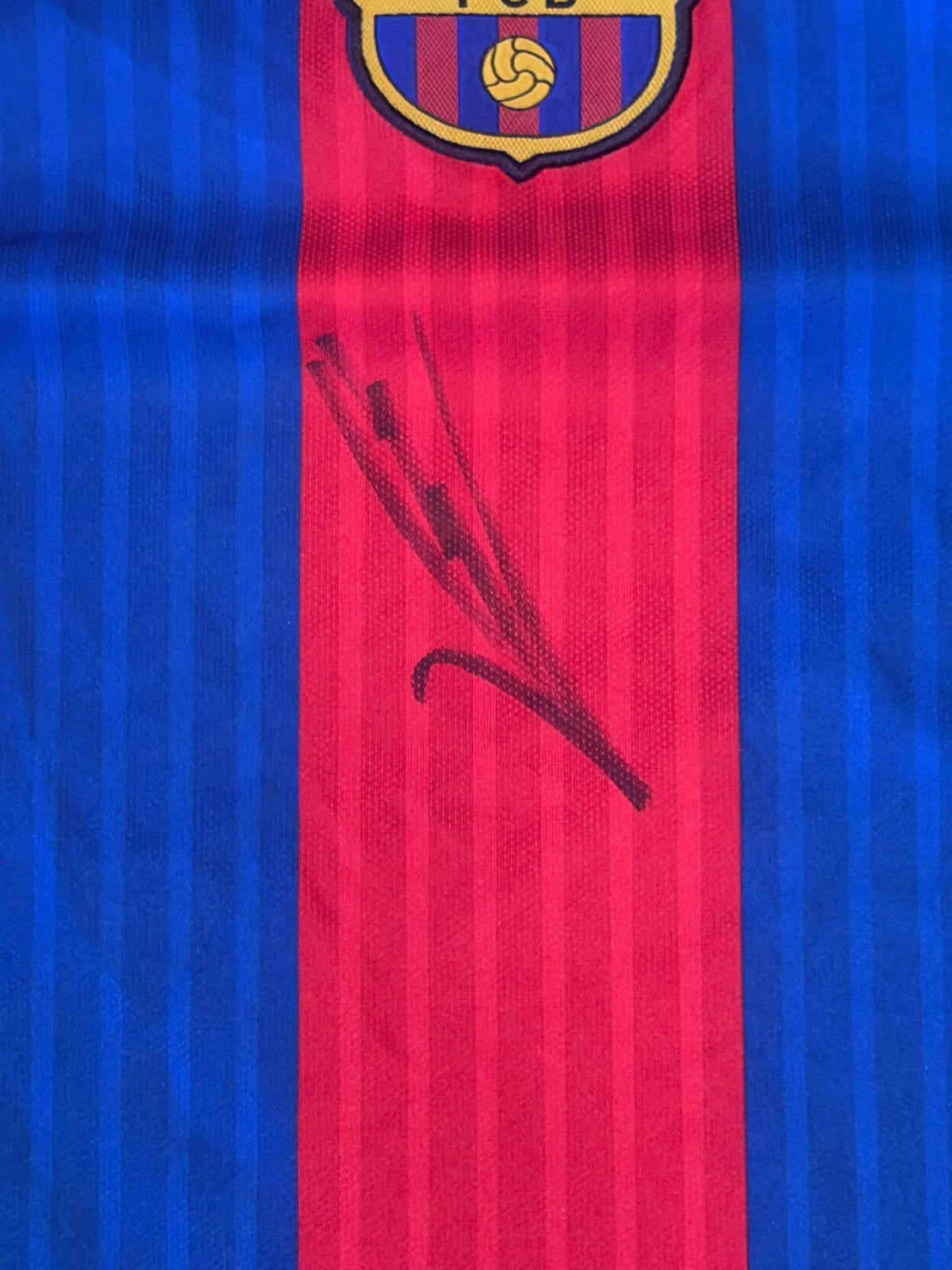 Robert Lewandowski Autographed FC Barcelona Jersey JSA COA