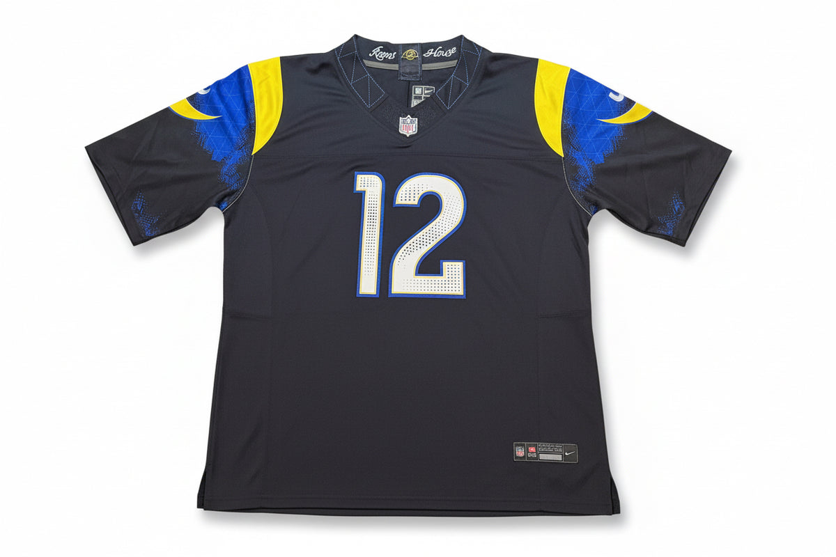 Puka Nacua Los Angeles Rams Midnight Mode Black Jersey Size L