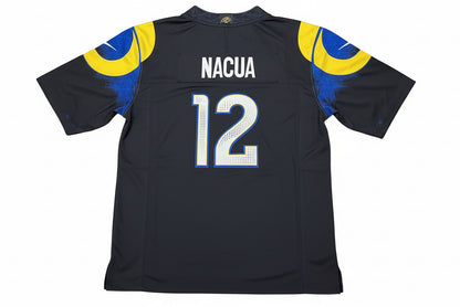 Puka Nacua Los Angeles Rams Midnight Mode Black Jersey Size L