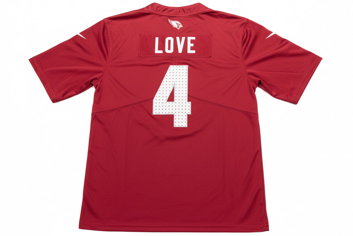 Jeremiyah Love Arizona Cardinals Home Jersey Size L