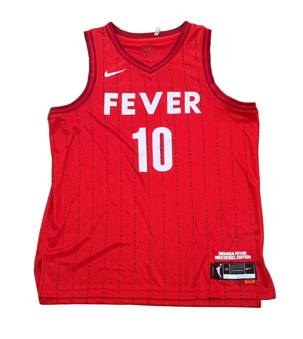 Lexie Hull Indiana Fever Jersey Size 48