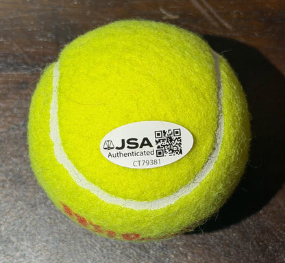 Roger Federer Autographed US Open Wilson Tennis Ball JSA COA