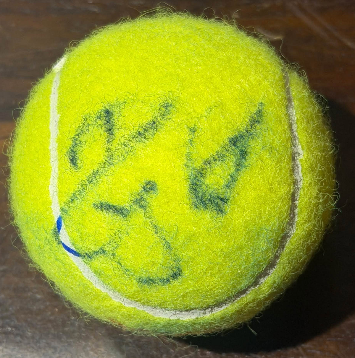 Roger Federer Autographed US Open Wilson Tennis Ball JSA COA