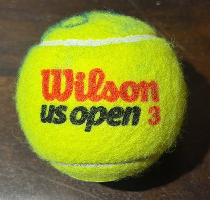 Roger Federer Autographed US Open Wilson Tennis Ball JSA COA