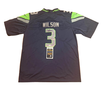 Russell Wilson Signed Autographed Seattle Seahawks Jersey JSA COA