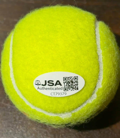 Roger Federer Autographed US Open Wilson Tennis Ball JSA COA