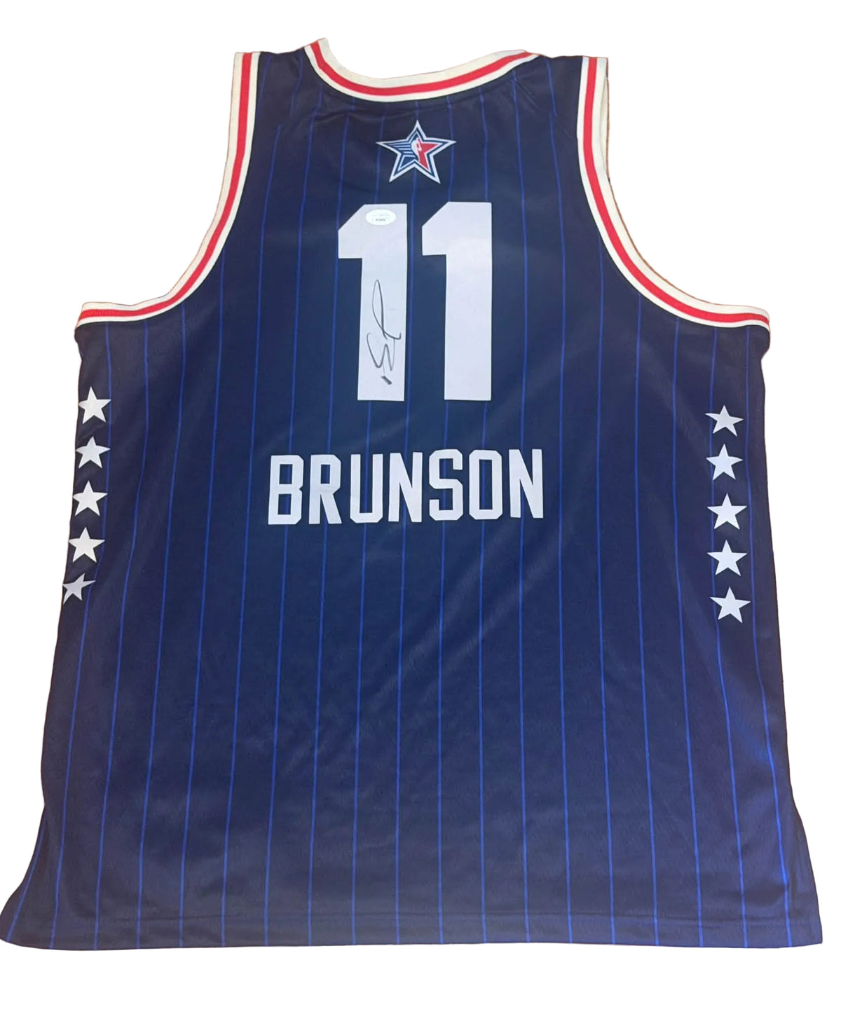 Jalen Brunson Autographed 2024 All Star Game Jersey JSA LOA New York Knicks