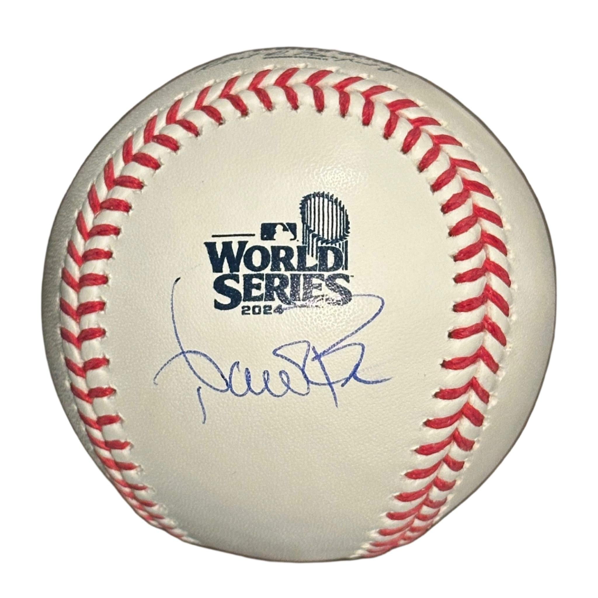 Aaron Boone New York Yankees Autographed 2024 World Series Baseball-Right Off The Field