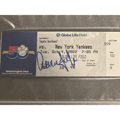 Aaron Judge New York Yankees Autographed 62nd Home Run Ticket Stub PSA DNA-Right Off The Field