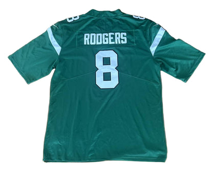 Aaron Rodgers New York Jets Jersey Size L-Right Off The Field