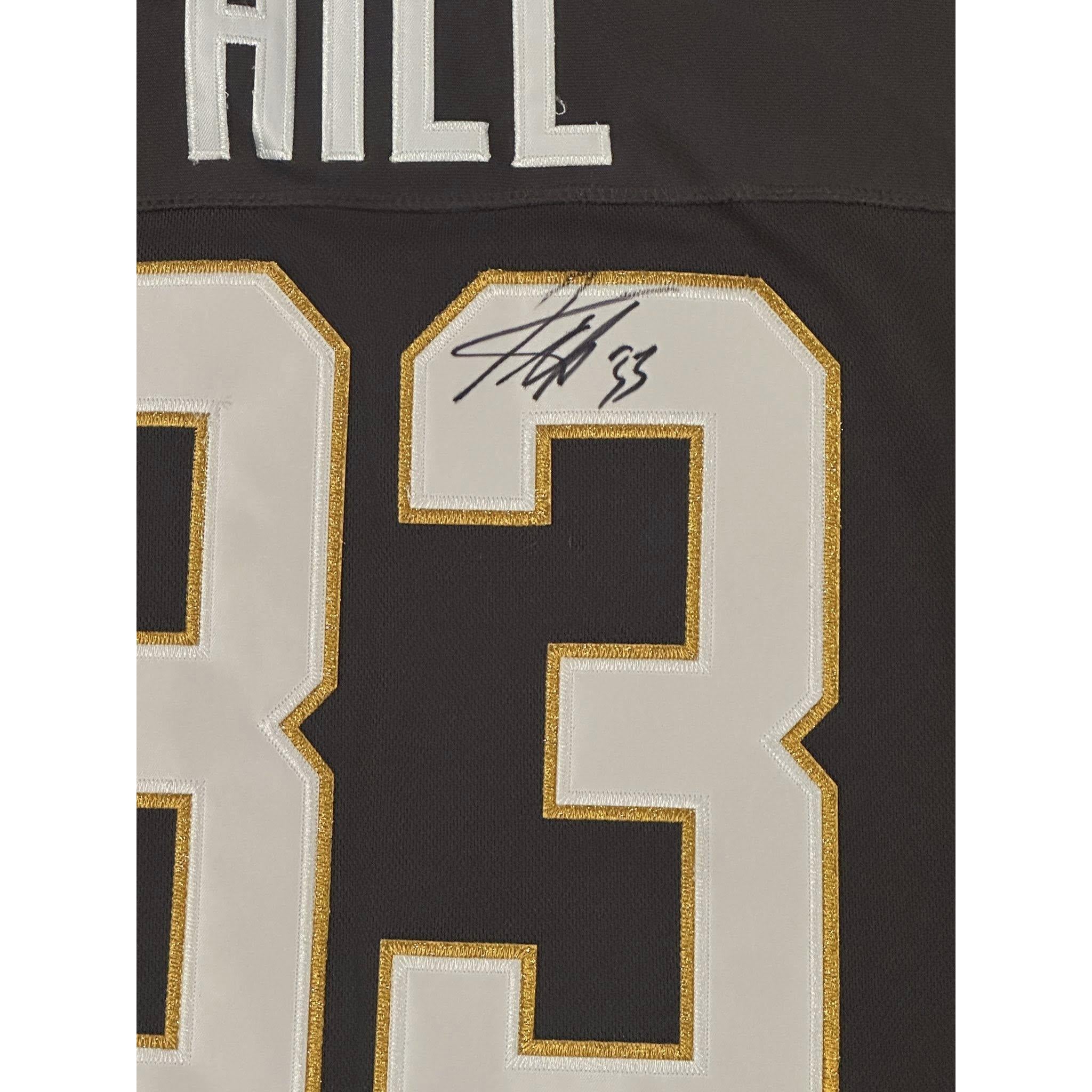 Adin Hill Vegas Golden Knights Autographed Jersey JSA COA-Right Off The Field