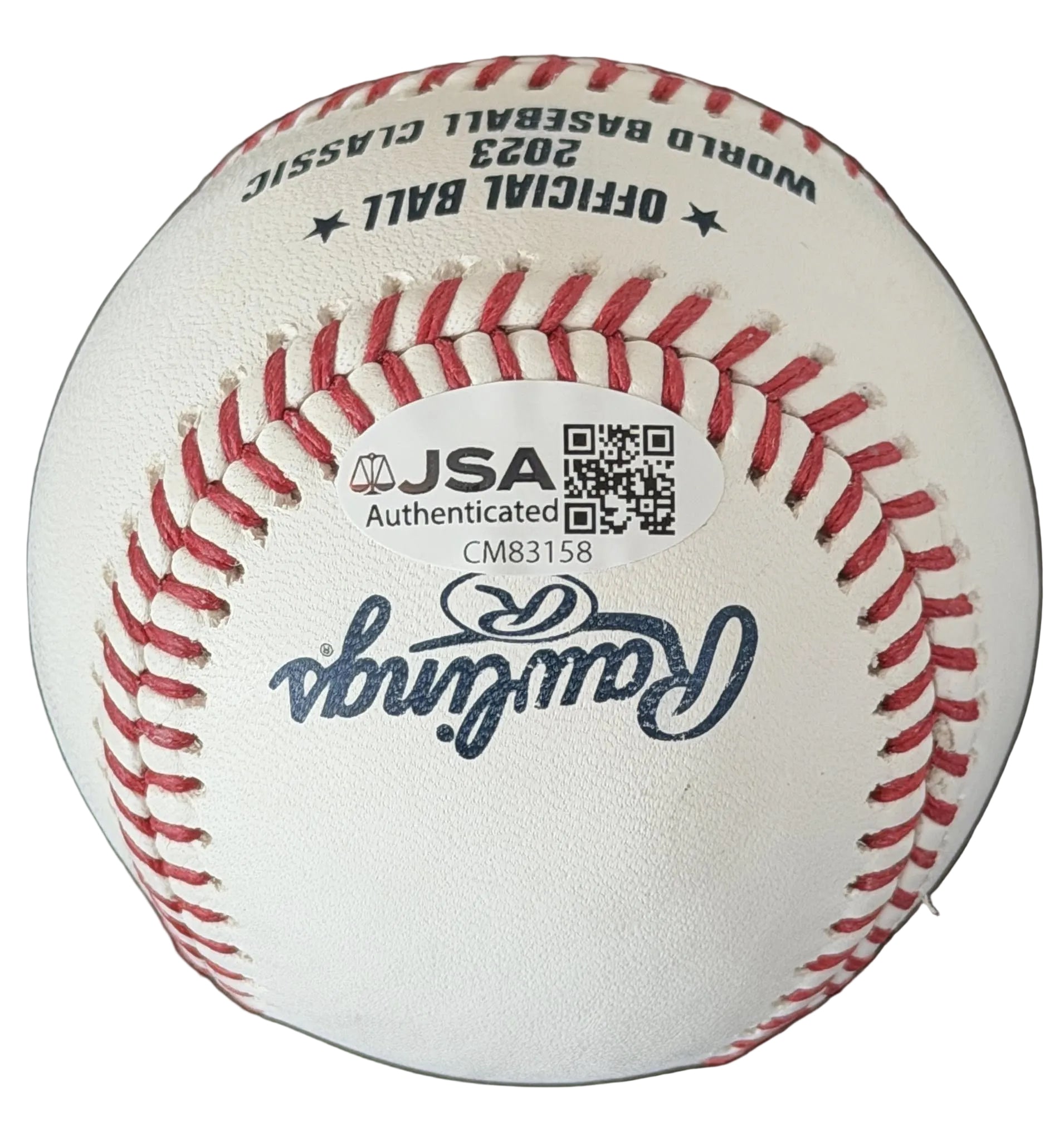 Alek Thomas Autographed 2023 WBC Baseball JSA COA Diamondbacks-Right Off The Field
