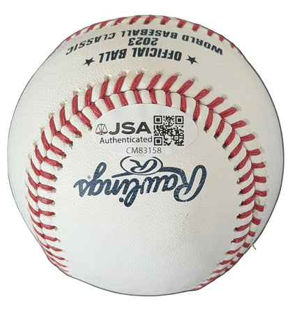 Alek Thomas Autographed 2023 WBC Baseball JSA COA Diamondbacks-Right Off The Field