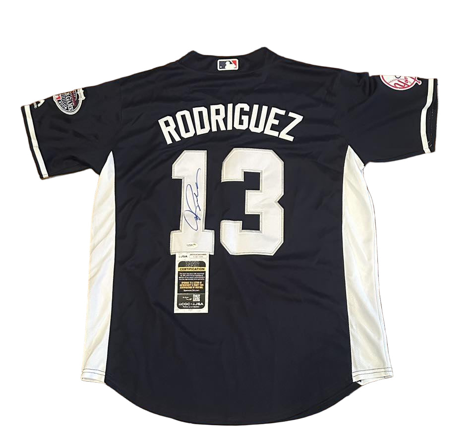 Alex Rodriguez Autographed 2008 MLB All Star Game Jersey JSA COA-Right Off The Field