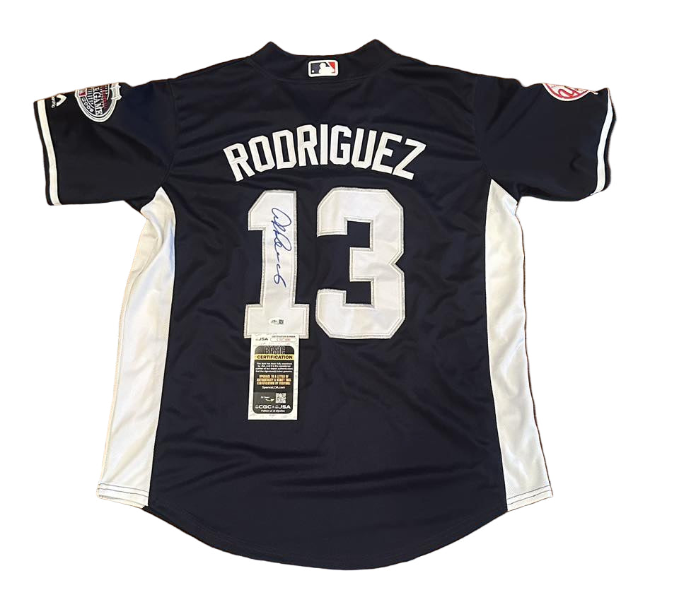 Alex Rodriguez Autographed 2008 MLB All Star Game Jersey JSA COA-Right Off The Field