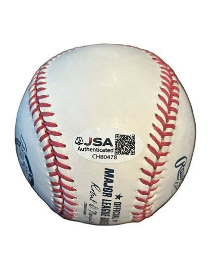 Alex Rodriguez Autographed 3,000th Hit Logo Baseball JSA COA READ-Right Off The Field
