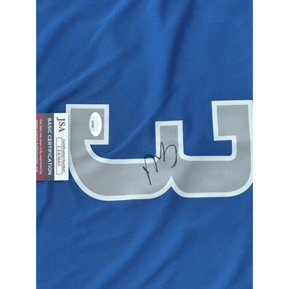 Anthony Davis Autographed Dallas Mavericks Jersey JSA COA-Right Off The Field