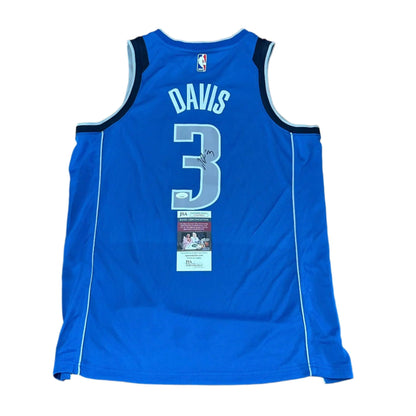 Anthony Davis Autographed Dallas Mavericks Jersey JSA COA-Right Off The Field