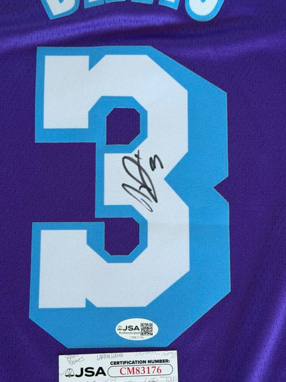 Anthony Davis Signed Autographed Los Angeles Lakers Jersey JSA COA-Right Off The Field