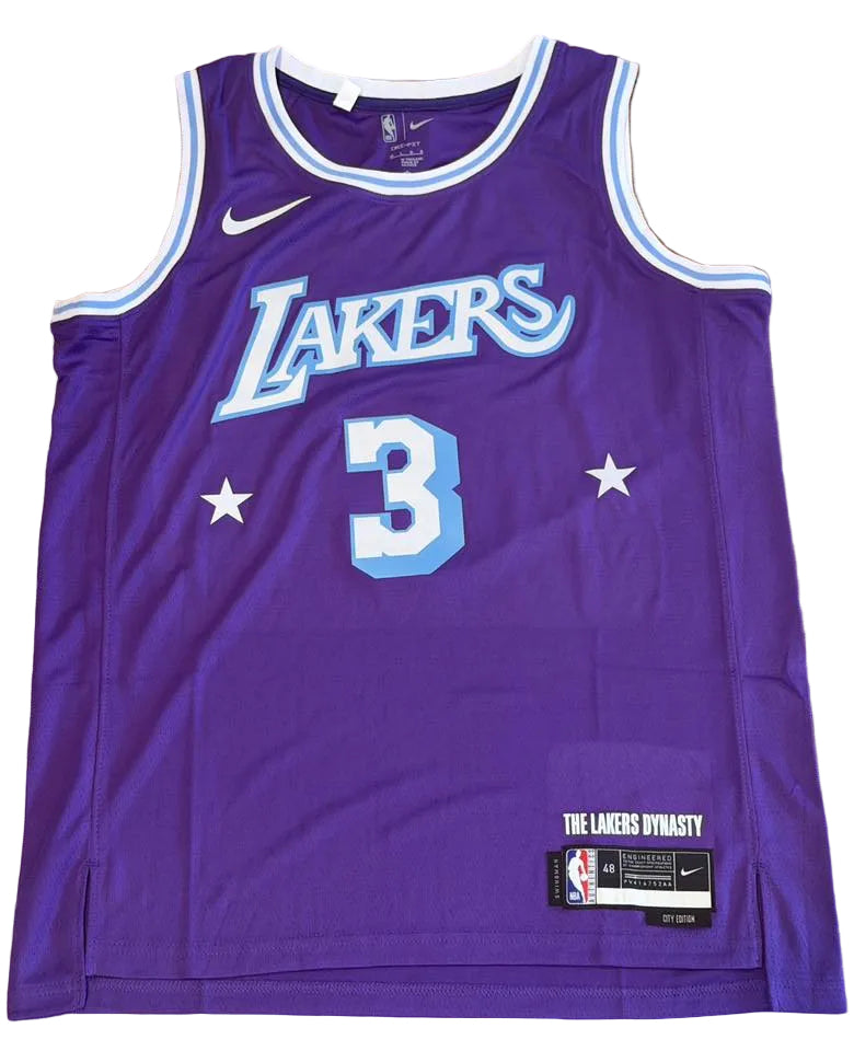 Anthony Davis Signed Autographed Los Angeles Lakers Jersey JSA COA-Right Off The Field