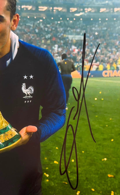 Antoine Griezmann France Signed Autographed 8x10 Photo JSA COA-Right Off The Field