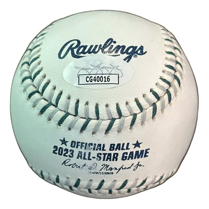 Austin Riley Autographed 2023 All Star Game Baseball JSA COA Atlanta Braves-Right Off The Field