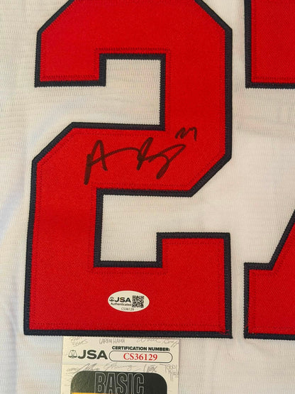 Austin Riley Signed Autographed Atlanta Braves Jersey JSA COA-Right Off The Field