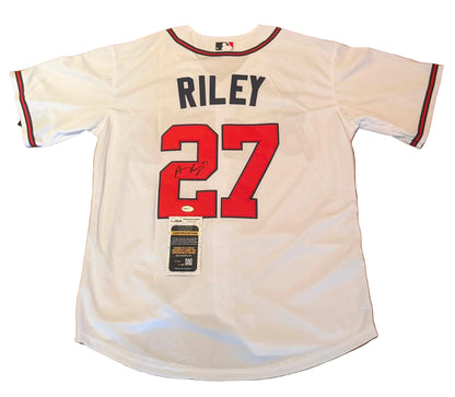 Austin Riley Signed Autographed Atlanta Braves Jersey JSA COA-Right Off The Field