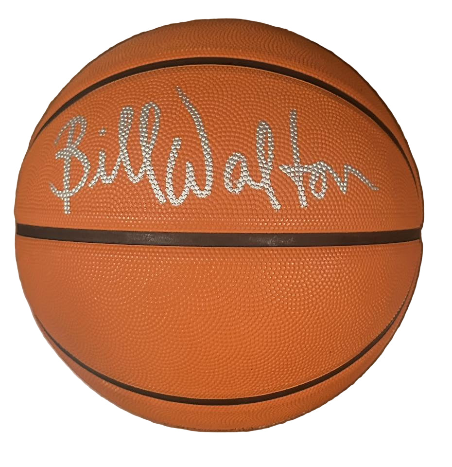 Bill Walton Autographed Spalding Basketball JSA LOA Portland Trail-Blazers-Right Off The Field