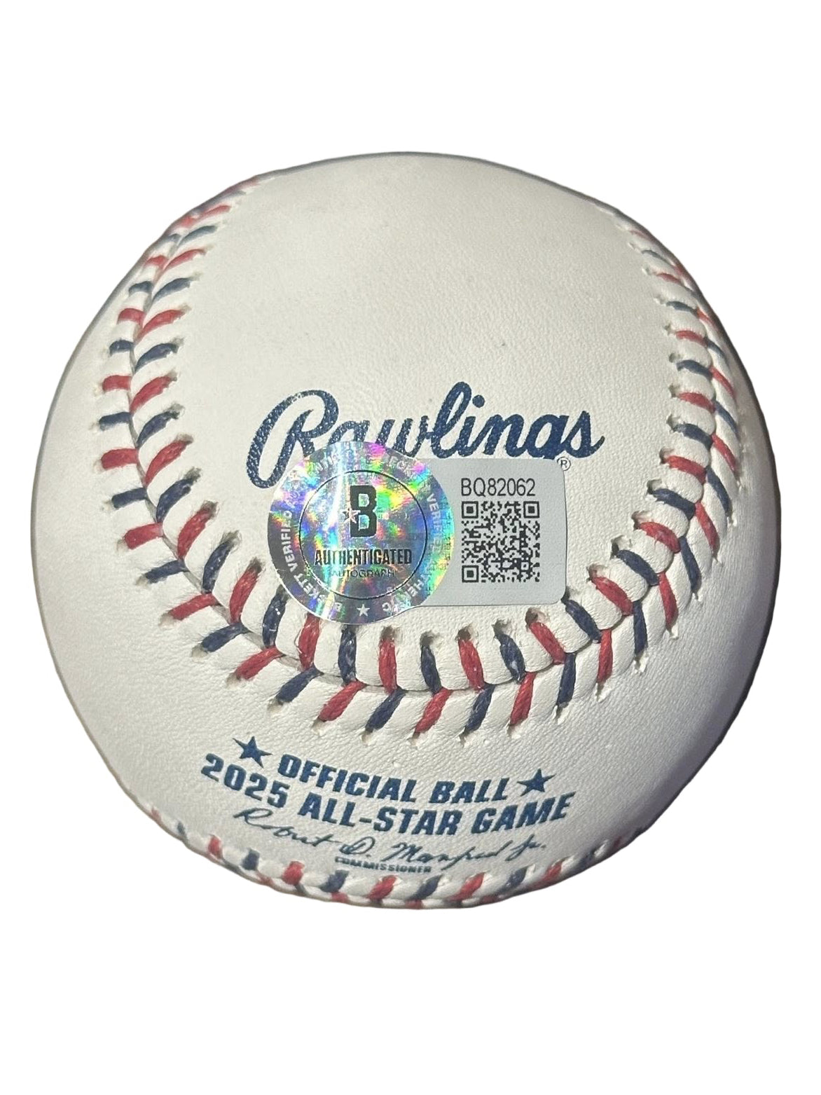 Bobby Witt Jr. Autographed 2025 MLB All Star Game Baseball Beckett KC Royals-Right Off The Field