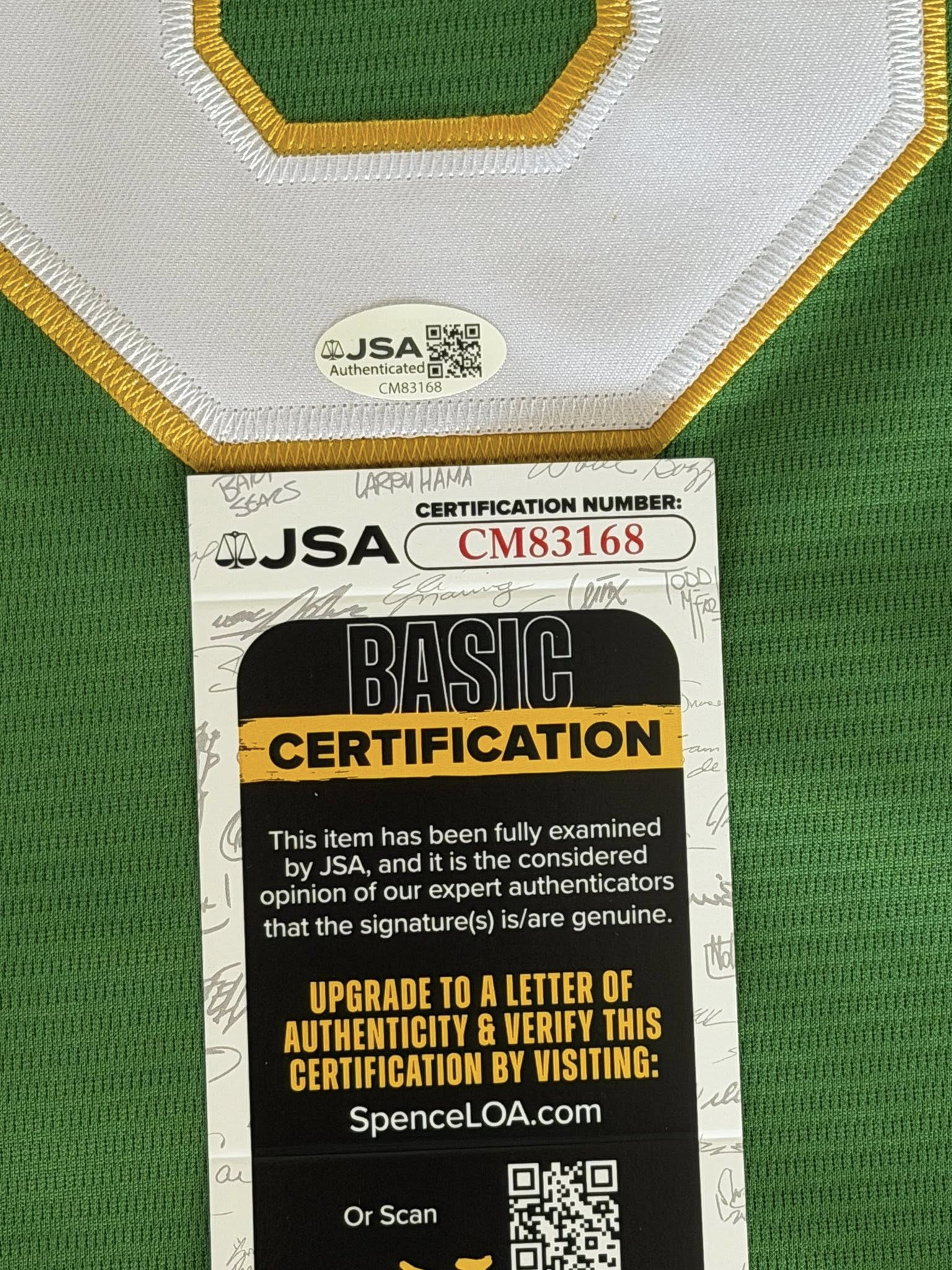 Brent Rooker Autographed Oakland Athletics Jersey JSA COA-Right Off The Field