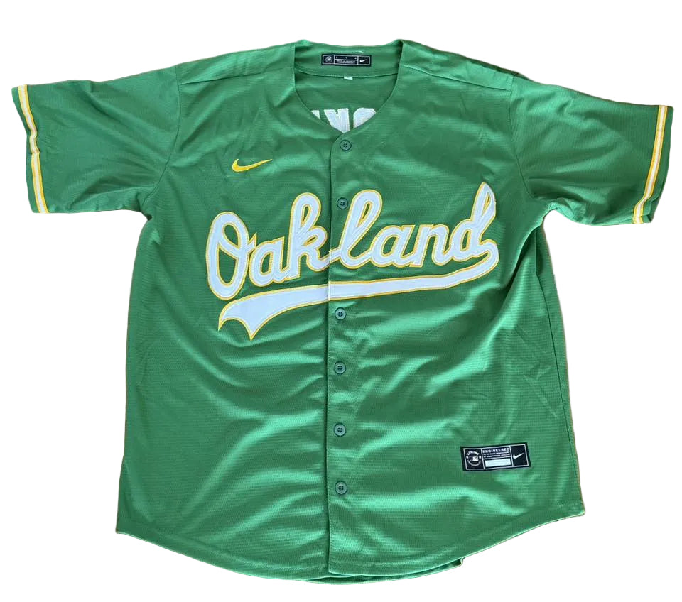 Brent Rooker Autographed Oakland Athletics Jersey JSA COA-Right Off The Field
