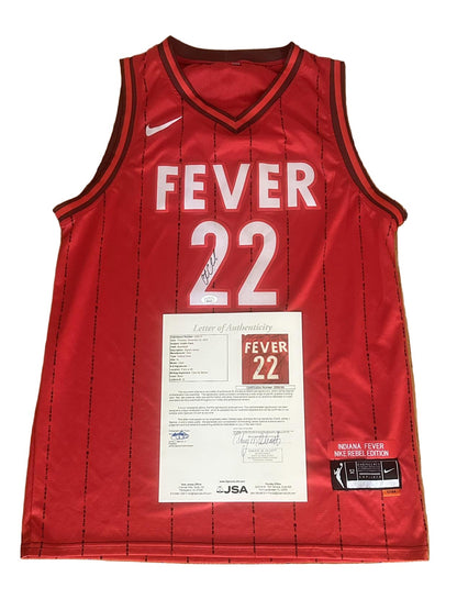 Caitlin Clark Autographed Indiana Fever Rebel Edition Jersey JSA LOA-Right Off The Field