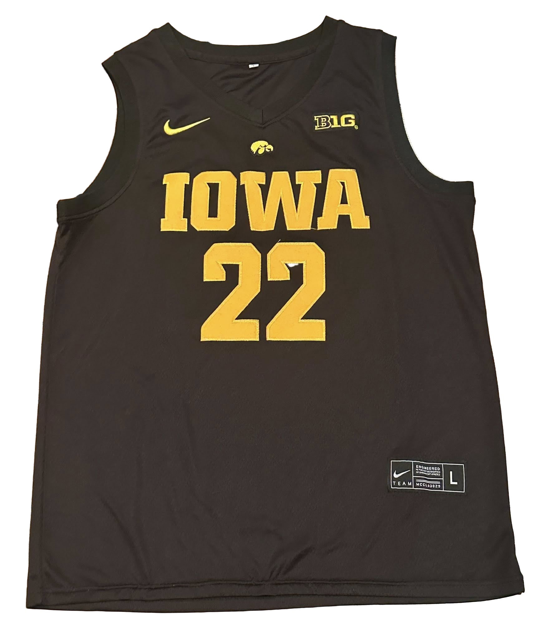 Caitlin Clark Autographed Iowa Hawkeyes Jersey JSA LOA-Right Off The Field