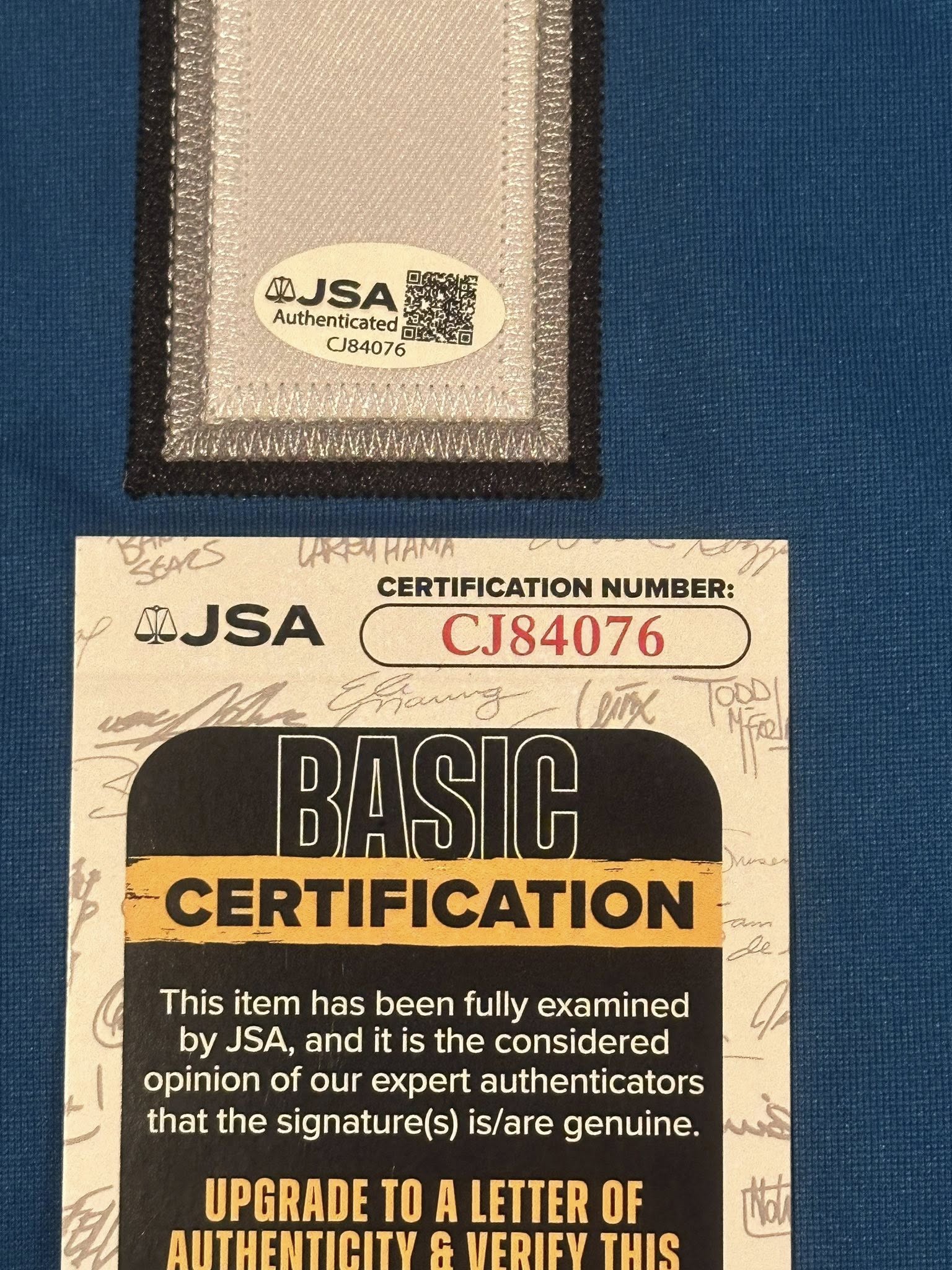 Calvin Johnson Autographed Detroit Lions Jersey JSA COA-Right Off The Field