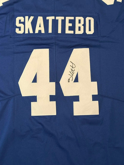 Cam Skattebo Autographed New York Giants Jersey Rare-Right Off The Field