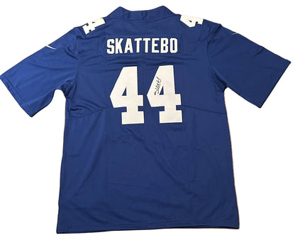 Cam Skattebo Autographed New York Giants Jersey Rare-Right Off The Field