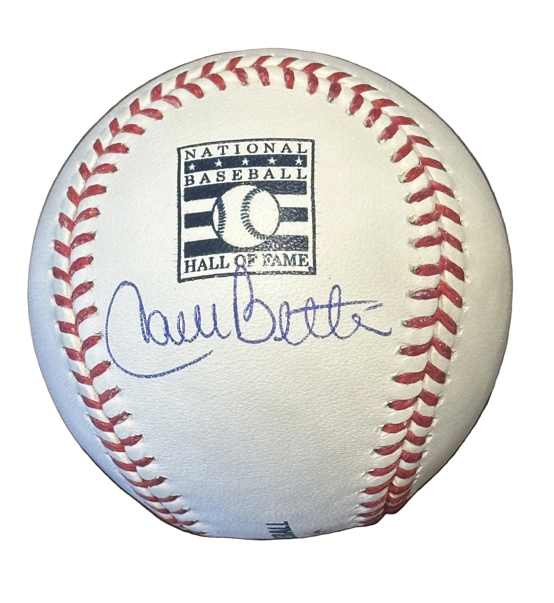 Carlos Beltran Autographed Hall of Fame MLB Baseball JSA COA New York Mets-Right Off The Field