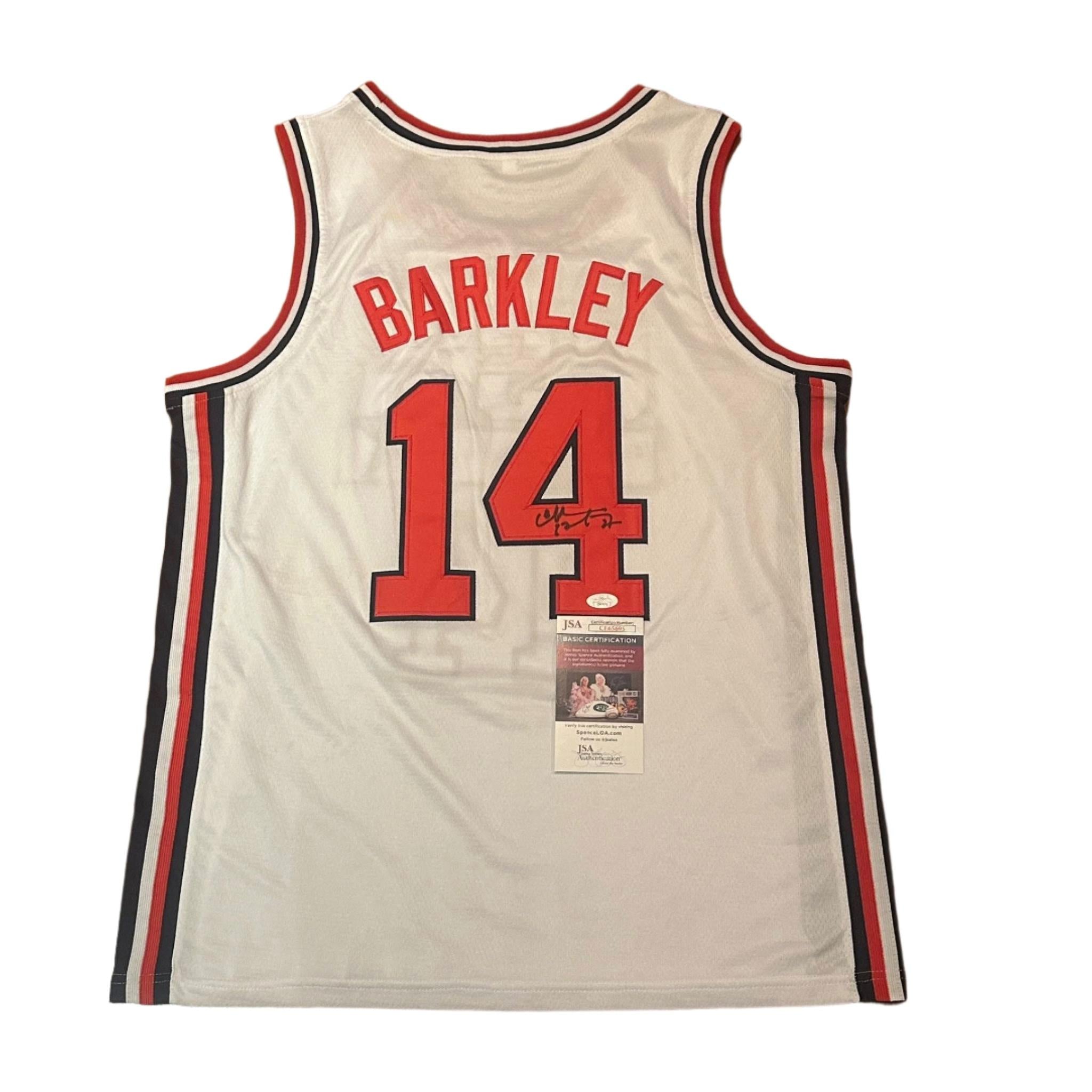 Charles Barkley Autographed 1992 USA Dream Team Jersey JSA COA-Right Off The Field