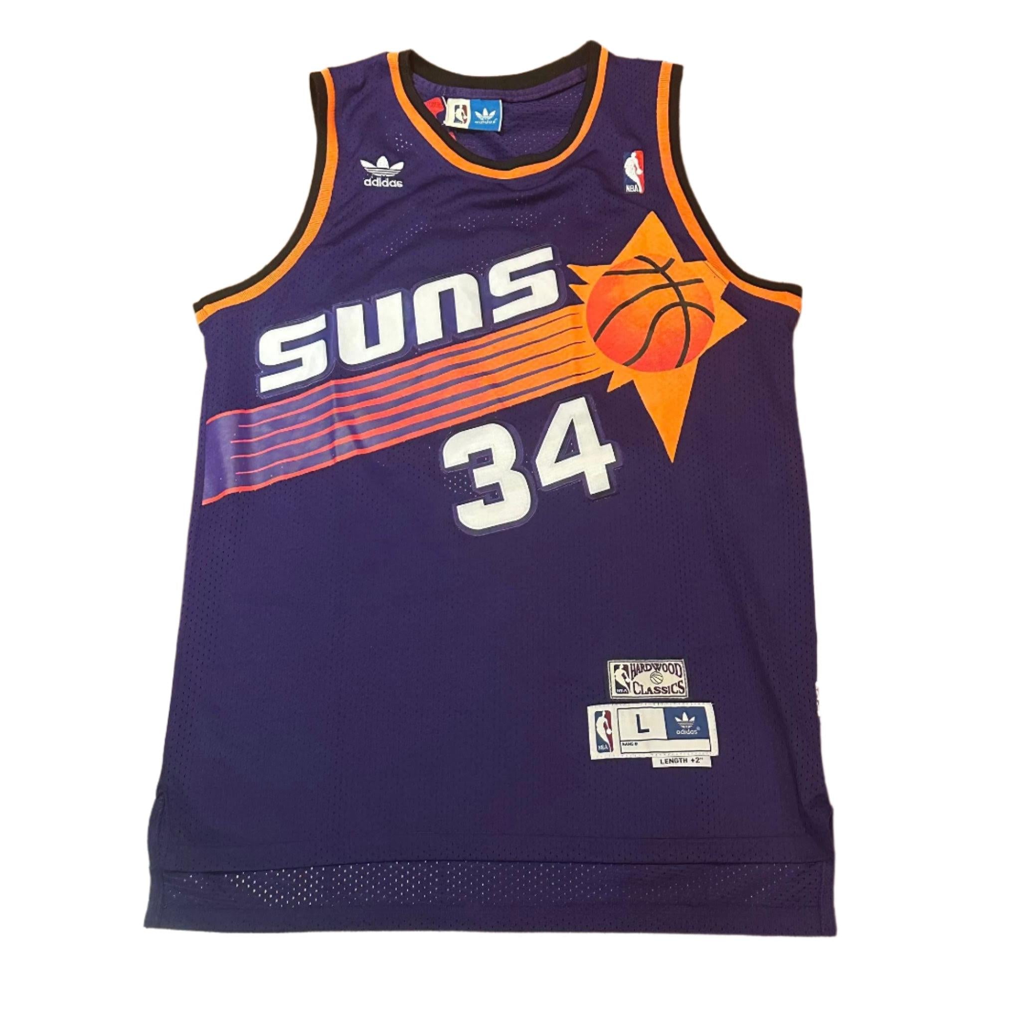 Charles Barkley Autographed Phoenix Suns Jersey JSA COA-Right Off The Field